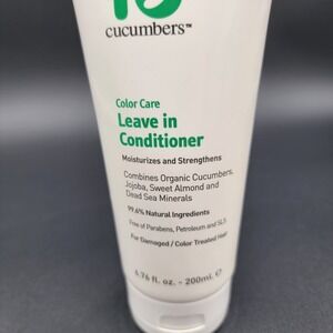 Yes to Cucumbers - Color Care Leave‎ In Conditioner - 6.76 oz - Organic 80%